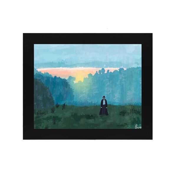 Darcy in the Mist Pride and Prejudice Print - Picture 1 of 2